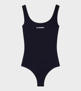 Logo Swimsuit Earth Brown