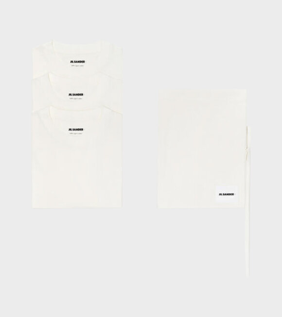 Jil Sander - 3-Pack T-shirt Set White