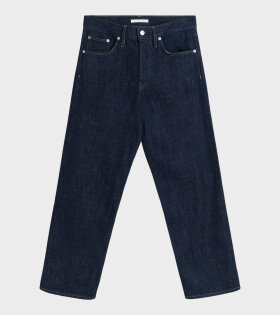 Loose Jeans Simple Rinse Blue