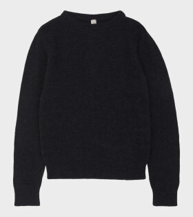 Cashmere Round Neck Black