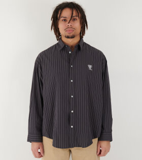 Button Up Shirt Black/White