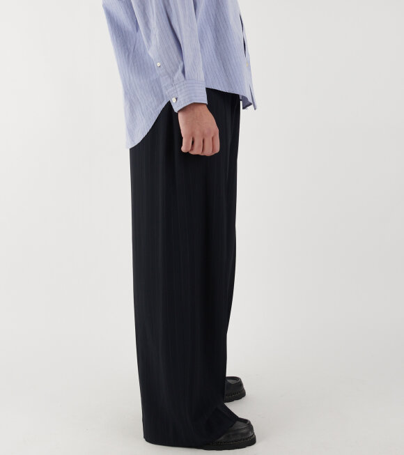 Acne Studios - Pinstripe Trousers Navy