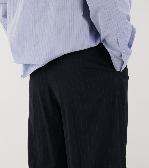 Acne Studios - Pinstripe Trousers Navy