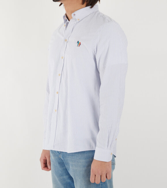 Paul Smith - Zebra Logo Shirt White/Blue