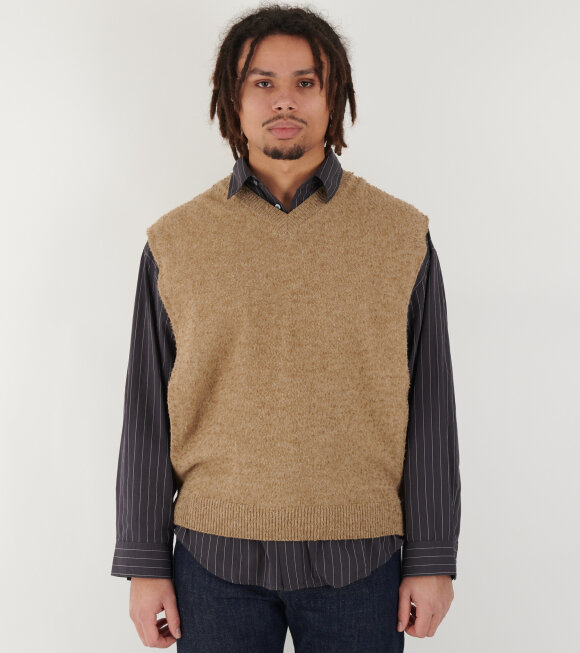 Maison Margiela - Stole Vest Dark Beige