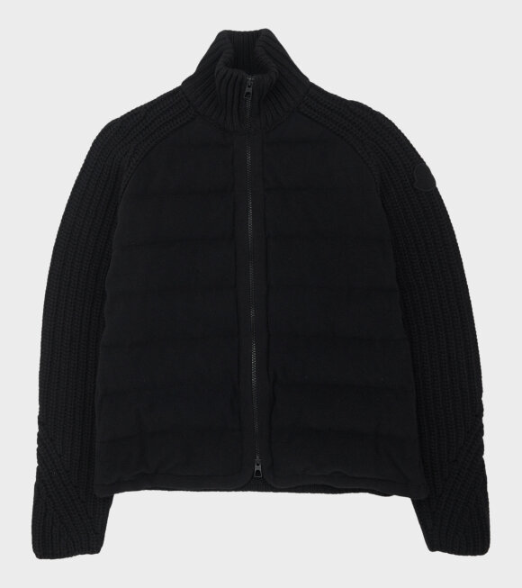 Moncler - Wool Cardigan Tricot Black