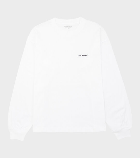 Carhartt WIP - W L/S Grayson T-shirt White/Black