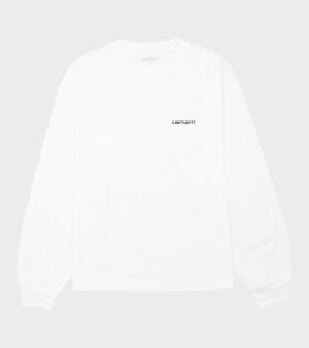 W L/S Grayson T-shirt White/Black