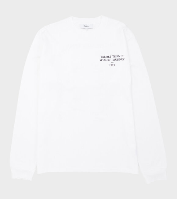 Palmes - Tourney LS T-shirt White