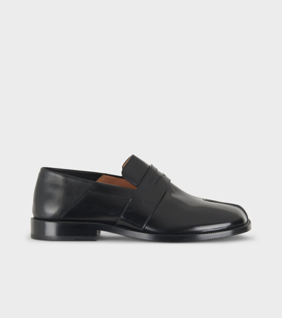 Maison Margiela - Tabi Leather Loafers Black