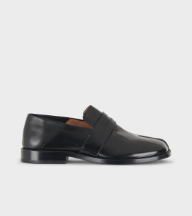 Tabi Leather Loafers Black