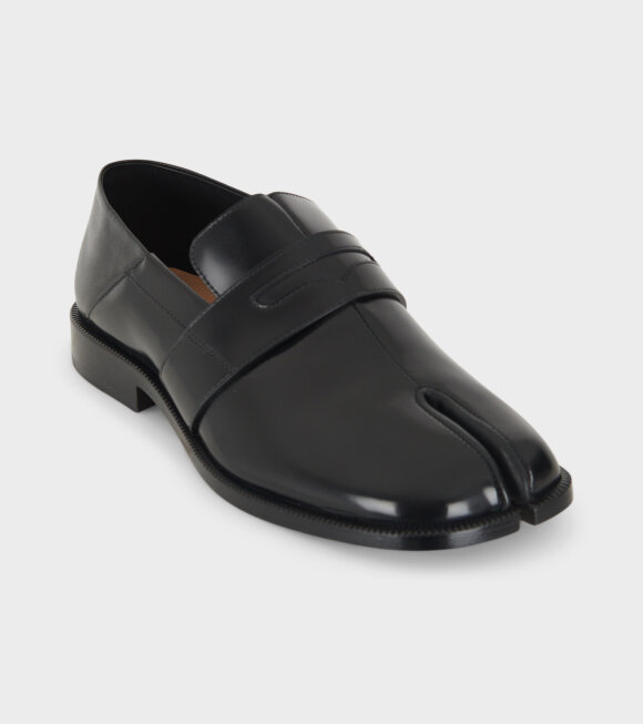 Maison Margiela - Tabi Leather Loafers Black