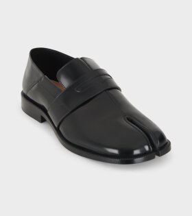 Tabi Leather Loafers Black