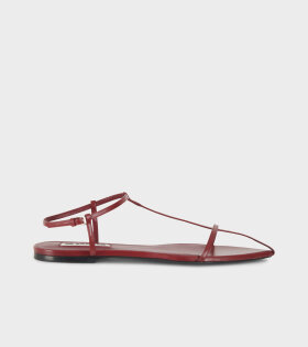 Flat Sandals Chili Red