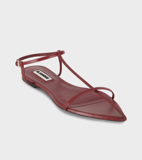 Flat Sandals Chili Red