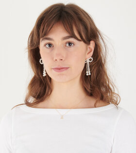 Grande Rosette De Perle Earrings