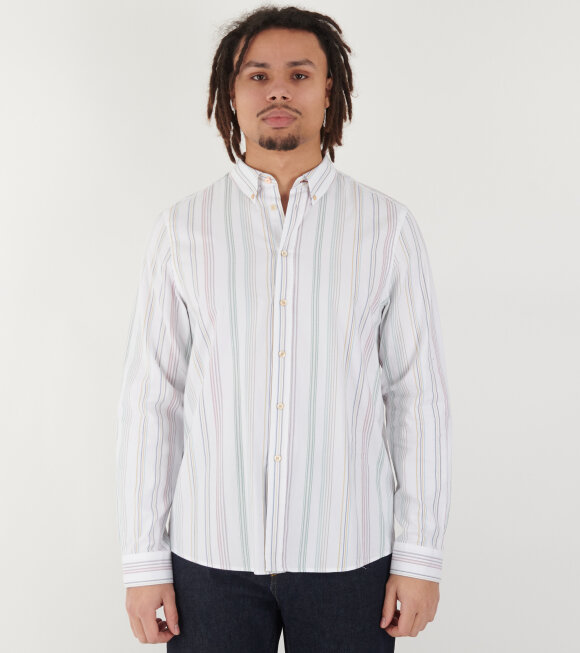 Paul Smith - Stripe Shirt White/Multicolor