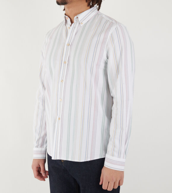 Paul Smith - Stripe Shirt White/Multicolor