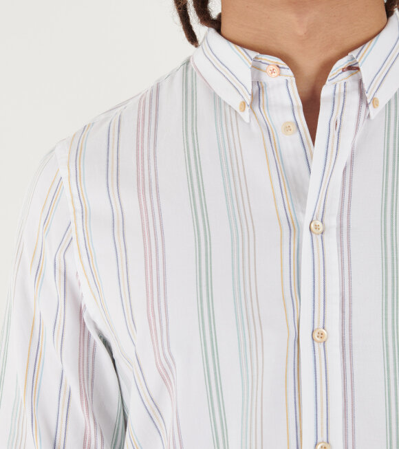 Paul Smith - Stripe Shirt White/Multicolor