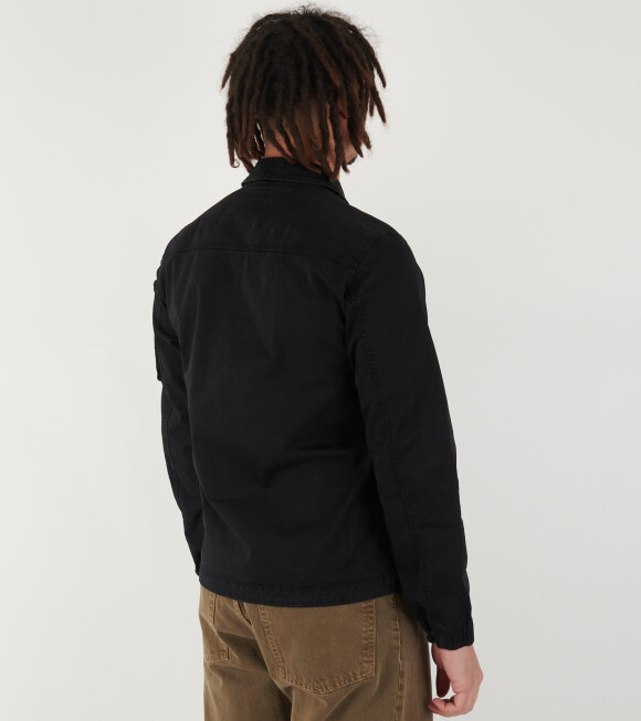 Stone Island - Cotton Zip Overshirt Black