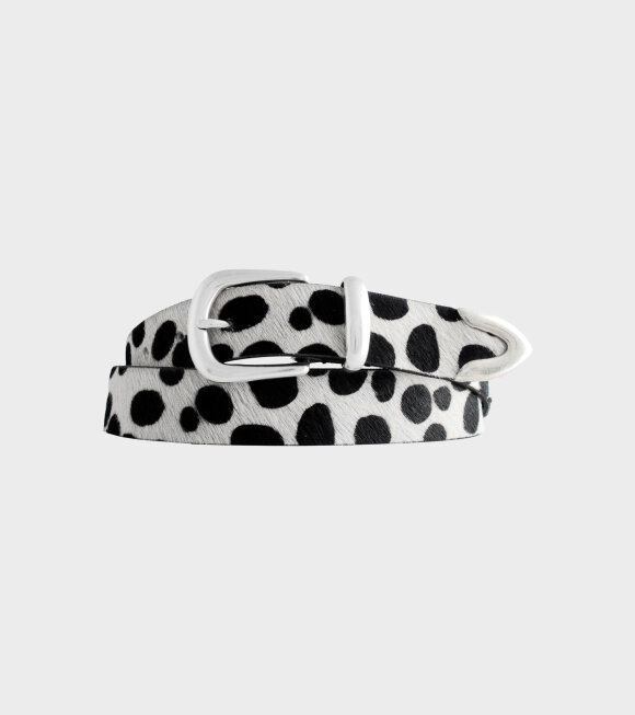 Molebo - X dr. Adams M2428 Dalmatian Belt White/Black