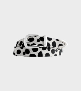 X dr. Adams M2428 Dalmatian Belt White/Black