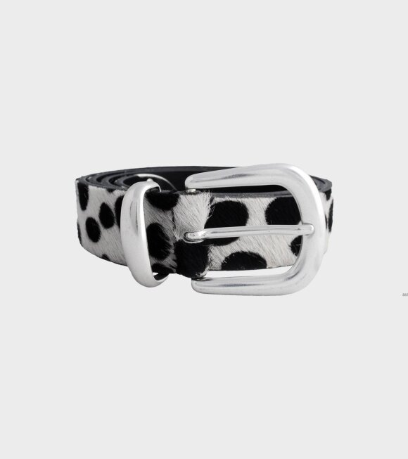 Molebo - X dr. Adams M2428 Dalmatian Belt White/Black