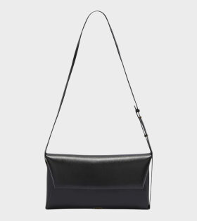 Folded Small Crossbody Bag Black