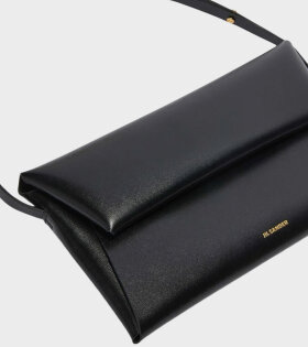 Folded Small Crossbody Bag Black