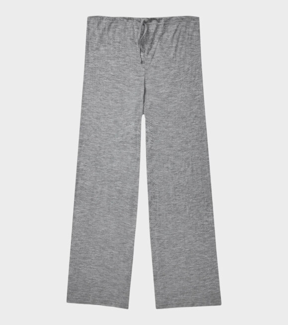 Nørgaard Paa Strøget - Nova Pants Wool Grey Melange