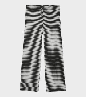 Nova Pants Wool Black/Ecru