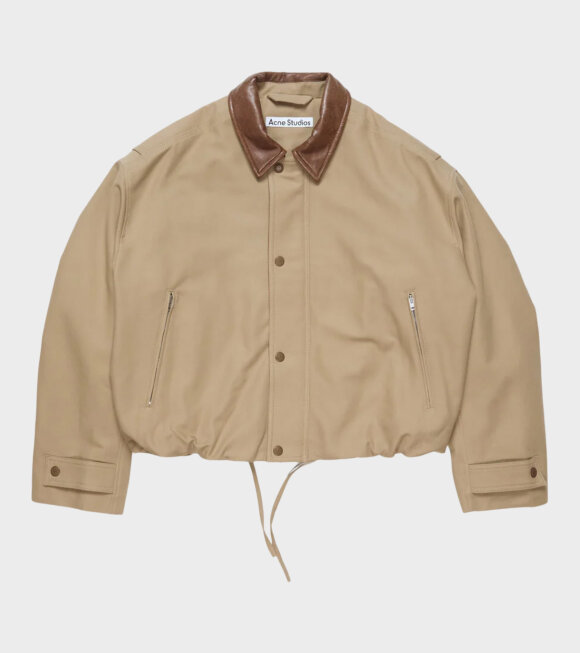 Acne Studios - Twill Jacket Khaki Beige