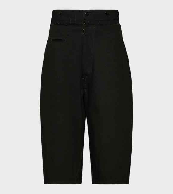 Maison Margiela - Spliced Cotton Shorts Black