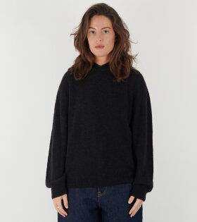 Cashmere Hoodie Black