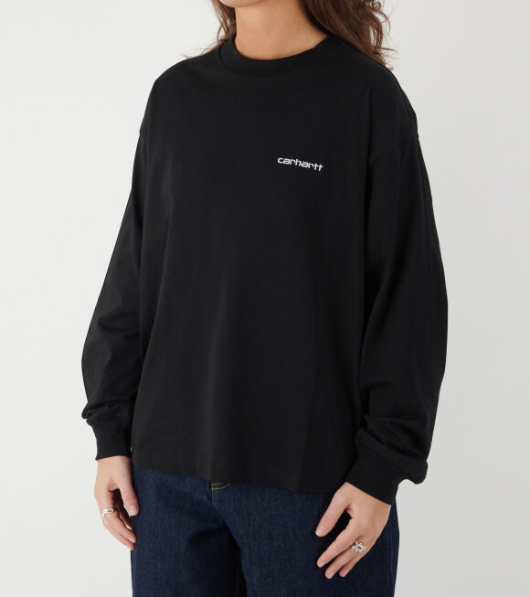 Carhartt WIP - W L/S Grayson T-shirt Black/White