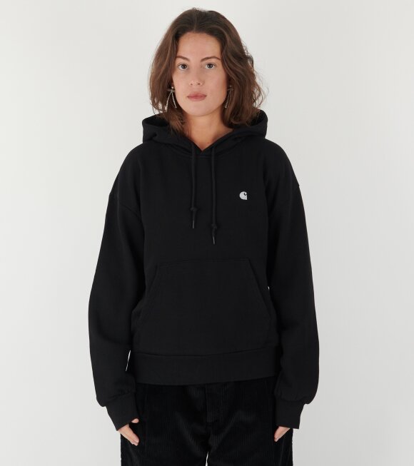 Carhartt WIP - W Hooded Casey Sweatshirt Black/Silver