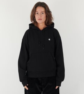 W Hooded Casey Sweatshirt Black/Silver