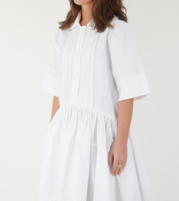 Jil Sander - Heavy Poplin Dress Optic White