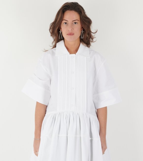 Jil Sander - Heavy Poplin Dress Optic White