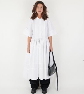 Heavy Poplin Dress Optic White