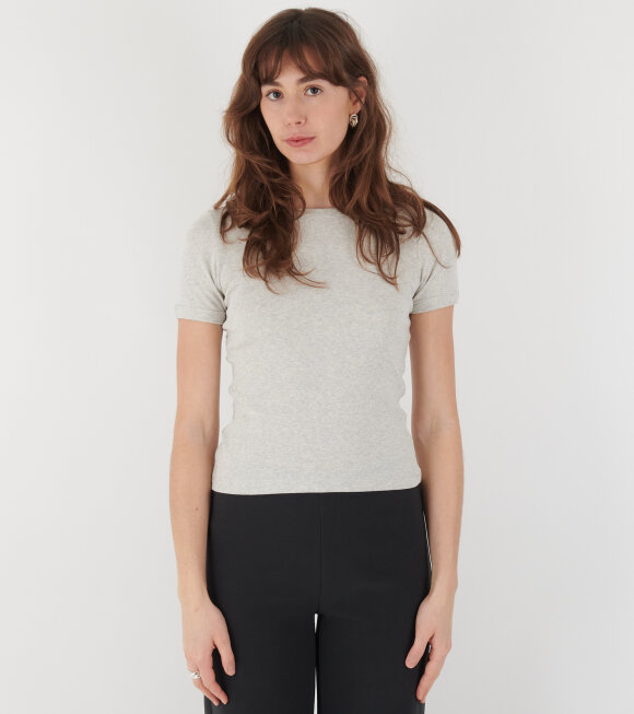 Flore Flore - Car Tee Heather Grey