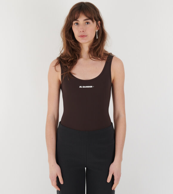 Jil Sander - Logo Swimsuit Earth Brown