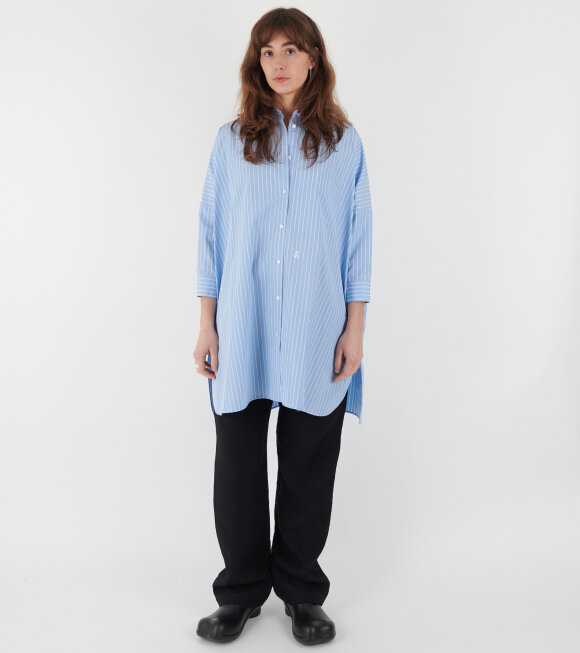 Jil Sander - Sunday Stripes Shirt Blue Sky