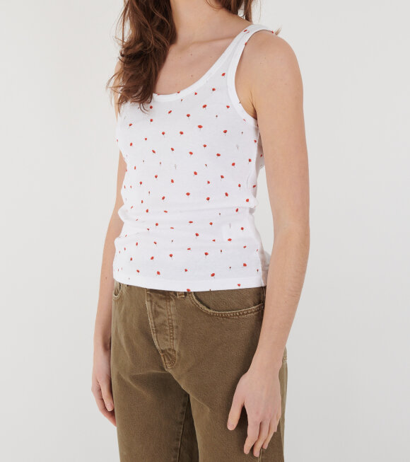 Saks Potts - Ivy Tank Top Poppy Print