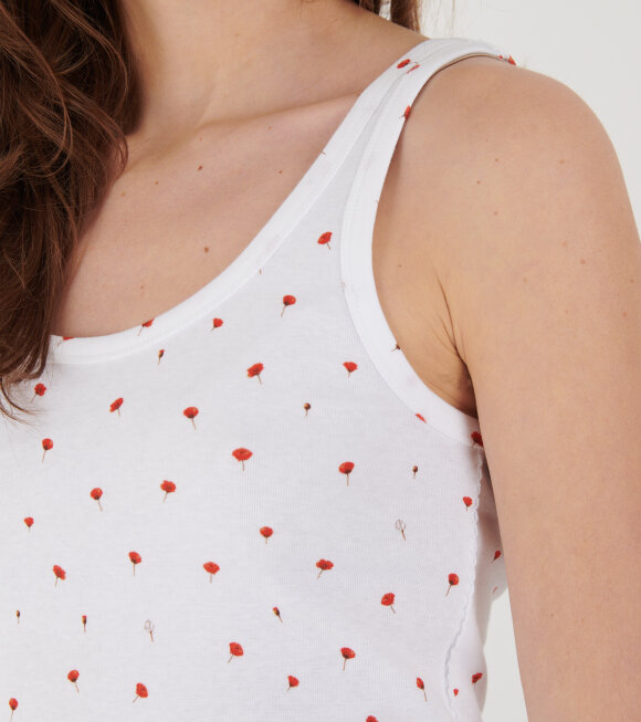 Saks Potts - Ivy Tank Top Poppy Print