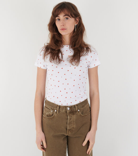 Saks Potts - Uma T-shirt Poppy Print