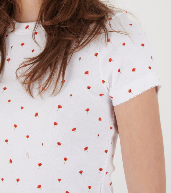 Saks Potts - Uma T-shirt Poppy Print