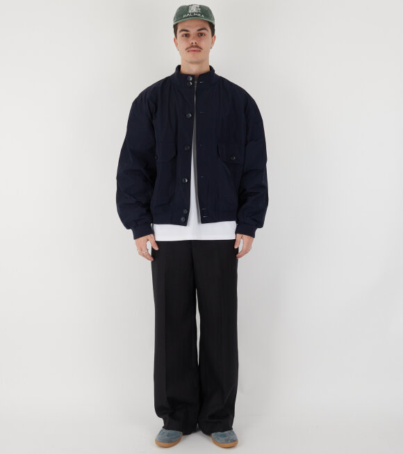 Palmes - Rib Collar Blouson Navy