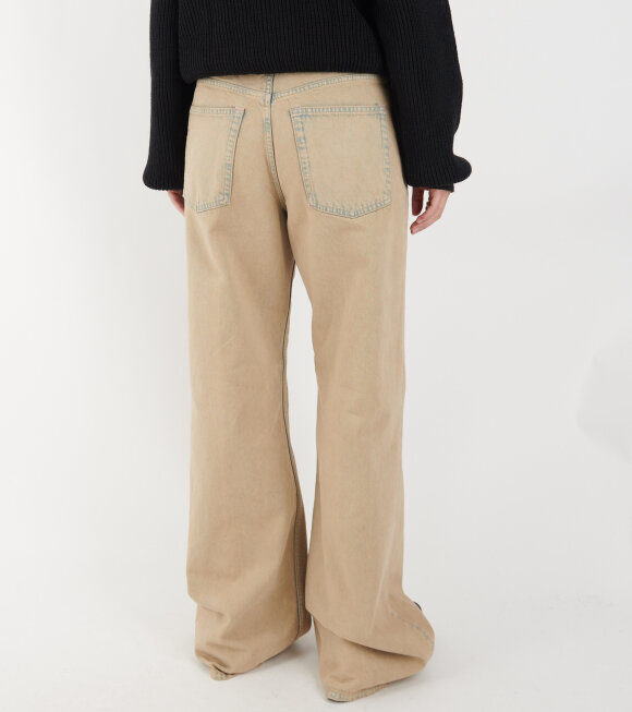 Acne Studios - 2022 Relaxed Fit Jeans Light Sand