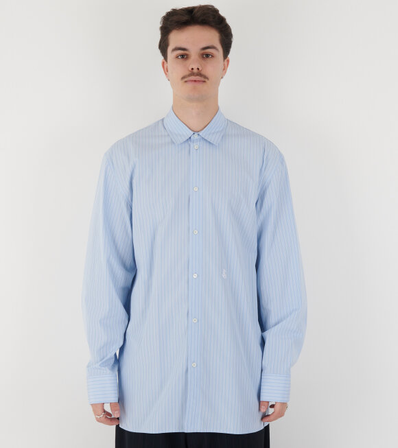 Jil Sander - Thursday Stripes Shirt Transparent Sky